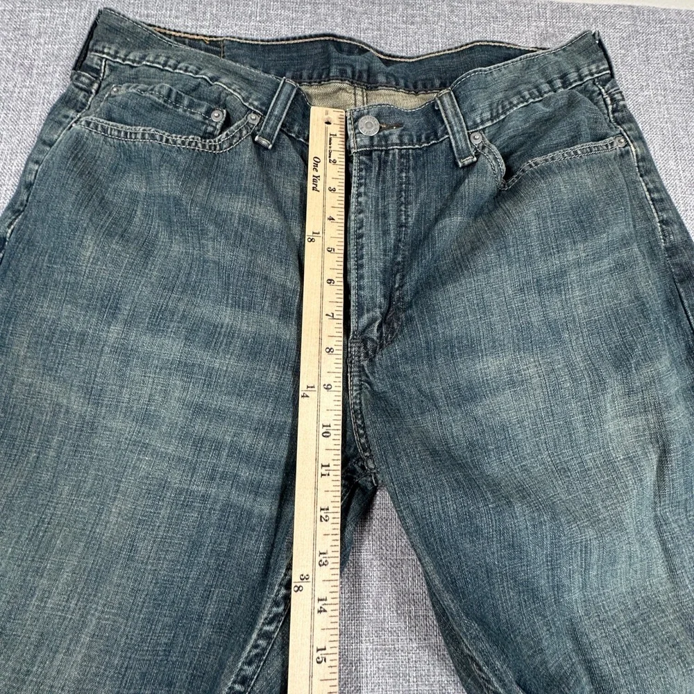 Levis 514 Straight Fit Jeans Mens 36x32 (Fits as 35x32) Blue Medium Wash Denim